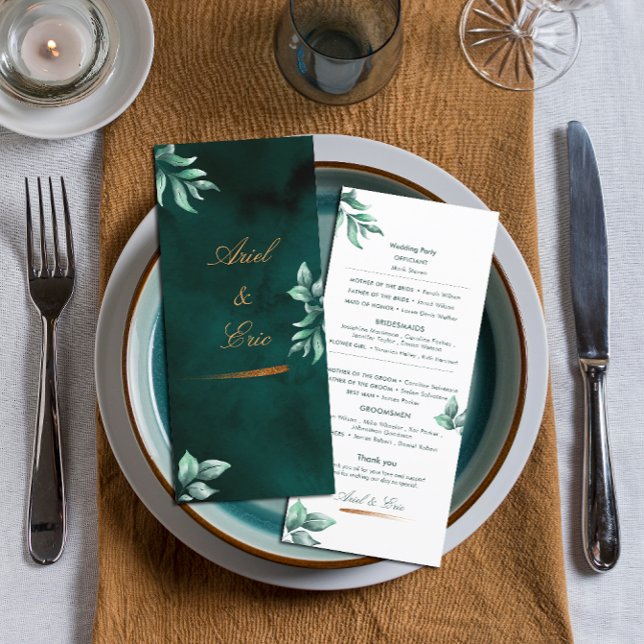 Programa Emerald Eucalyptus Script Font Wedding (Criador carregado)