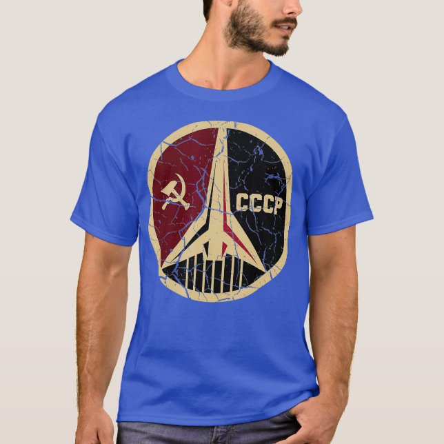 Programa Espacial Rússia - Camisa do CCCP orgulhos (Frente)
