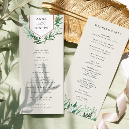 Programa Estufa | Aquarela Botânica Cerimônia de Casamento