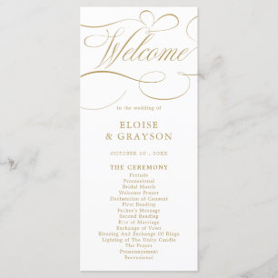 Programa Eterno de caligrafia moderna e casamento branco