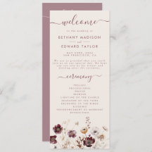 Fall Floral Wedding