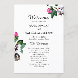 Programa Flor de algodão. Casamento Botânico