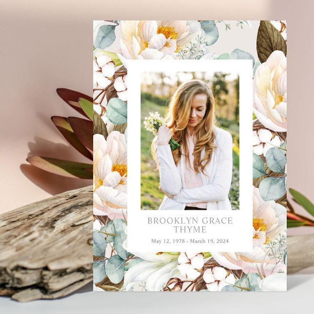 Programa Floral Surround Photo Memorial (Criador carregado)