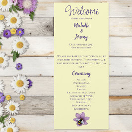 Programa Flores de Lavanda de mamangabas amarelas