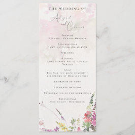 Programa Flores Selvagens Vibrantes Rosa Violeta Amarelo