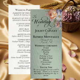Programa Flores Silvestres em Aquarela - Casamento Sage