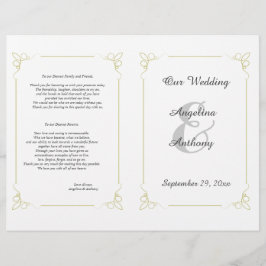 Programa Formal de Casamento por Deco de Arte Verd
