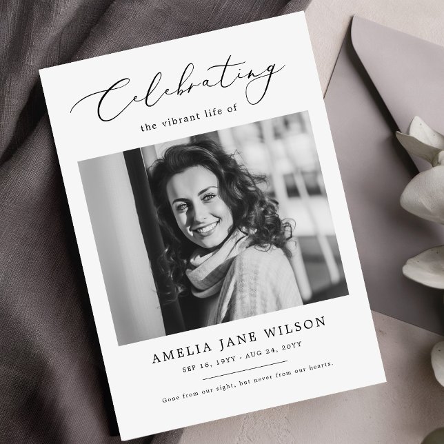 Programa Foto da Ordem de Serviço do Funeral Memorial Minim (Criador carregado)