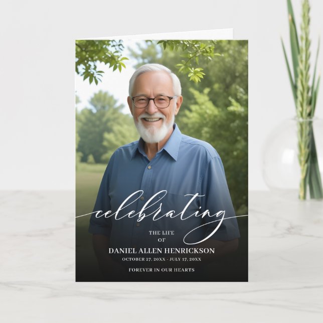 Programa Foto da Ordem de Serviço Funeral (Frente)