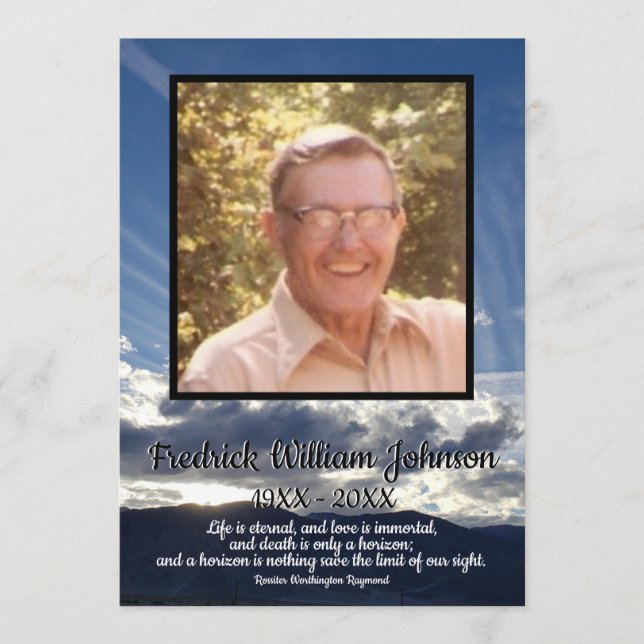 Programa Foto de Cotação Sunset com Funeral de Linhas de Nu (Frente)