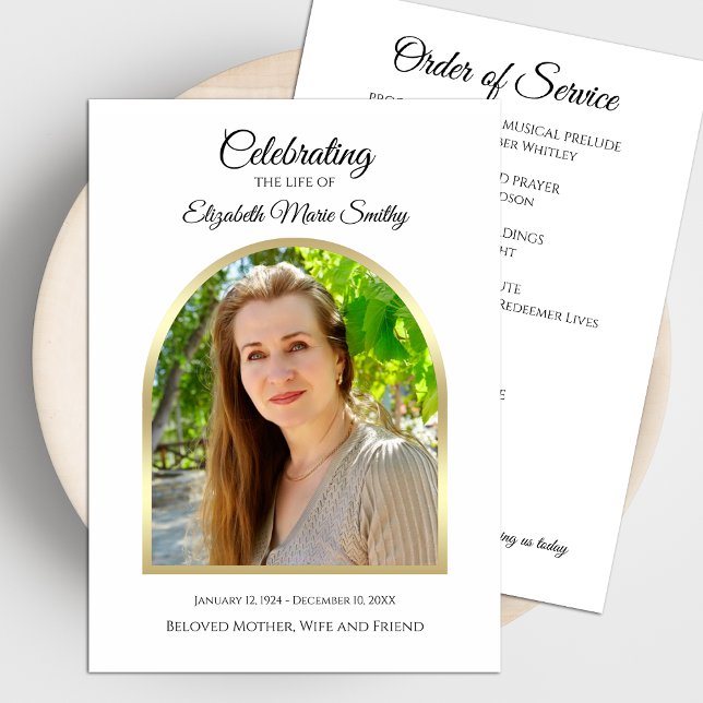 Programa Foto de White Funeral ou Celebração da Vida (Criador carregado)