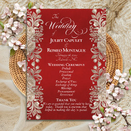 Programa Fronteira de Rosa em Vermelho - Casamento