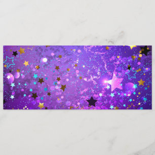 Programa Fundo de folhas roxas com estrelas