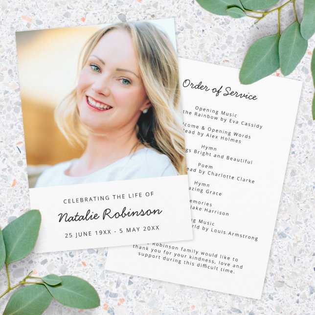 Programa Funeral Moderno | Celebração da Ordem de Vida do S (Criador carregado)