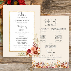 Programa Gilded Fall Terracotta Floral