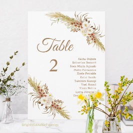 Programa Grassland Dream Mesa de Casamento.