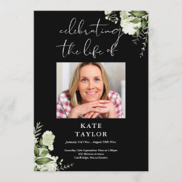 Programa Greenery Memorial Funeral Order Of Service 