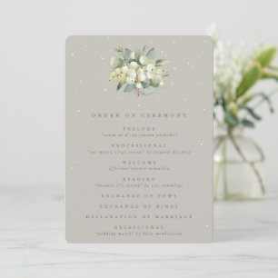 Programa Greige Snowberry+Eucalyptus Buquê Casamento no inv