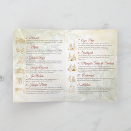 Programa Guia de cerimônia de casamento indiano