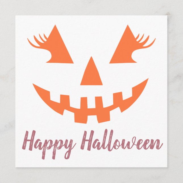 Programa Halloween da Girly Jack O Lanterna Pumpkin Persona (Frente)