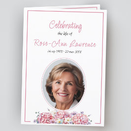 Programa Hídrangas cor-de-rosa flores de verão dobradas no