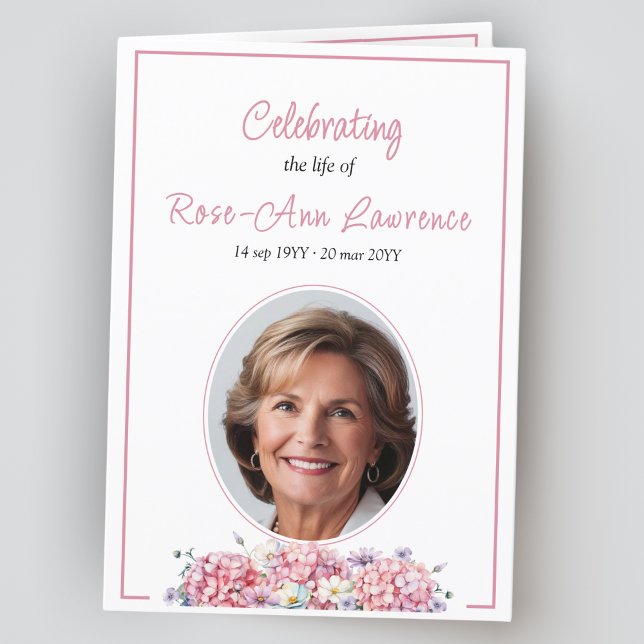 Programa Hídrangas cor-de-rosa flores de verão dobradas no  (Criador carregado)