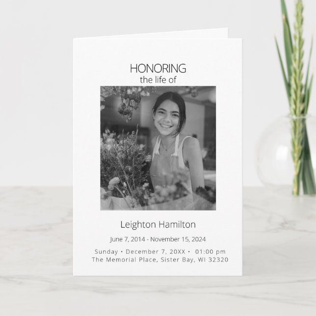 Programa Honrando a Vida da Ordem de Serviço (Frente)