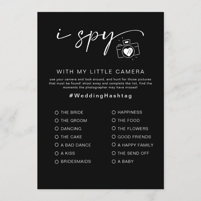 Programa I Spy WedGame for Reception Photo Hunt Game (Frente)