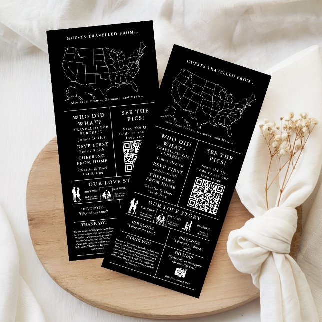 Programa Infográfico de Casamento Minimalista Mode (Criador carregado)