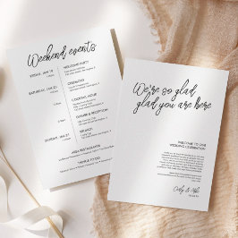 Programa Inserção da Bag de Boas-vindas do Casamento Minima