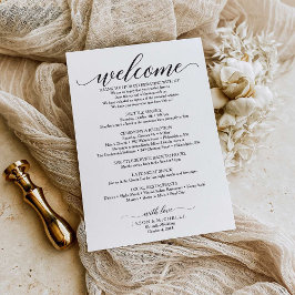 Programa Itinerário de Casamento com Roteiro Clássico - Boa