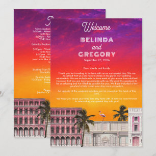 Programa Itinerário de Casamento Miami Beach Rainbow Row