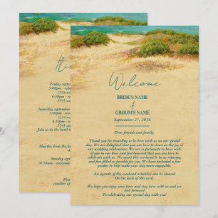 Programa Itinerário de Casamento na Praia com Aquarela Cost