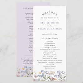 Programa Jardim de Casamento com Prado de Flores Silvestres