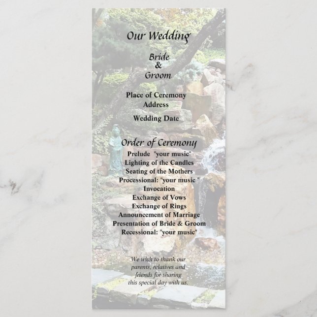 Programa Jardim Japonês no outono (Frente)