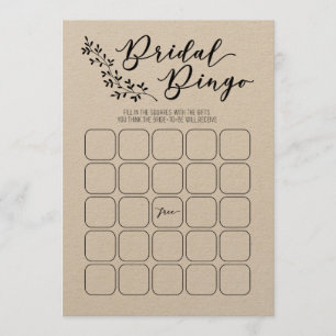 Programa Jogo de Chá de panela do Bingo Bridal