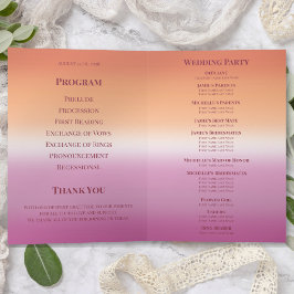 Programa Lesbian Wedding Photo Pride Flag Gradient