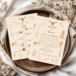 Programa Linha do tempo de eventos de ilustração do Boho We