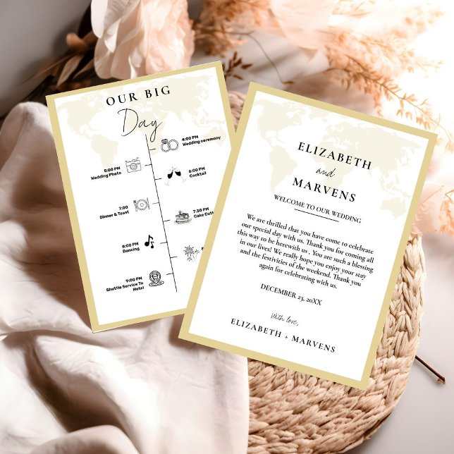 Programa Linha do tempo de eventos do dia de casamento de V (Criador carregado)