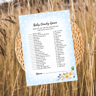Programa Lion Cub Floral Blue Baby Candy Jogo Chá