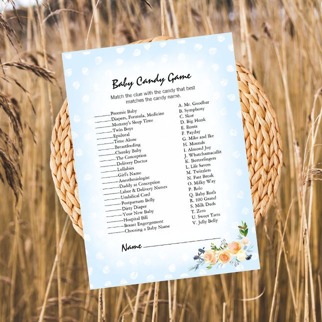 Programa Lion Cub Floral Blue Baby Candy Jogo Chá (Criador carregado)