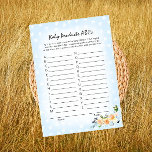 Programa Lion Cub Floral Blue Baby Produto ABC Jogo de Chá