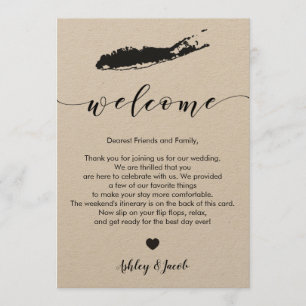 Programa Long Island que Wedding a letra & o itinerário