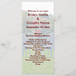 Programa Meadow of Love - Autumn Tree Wedding