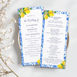 Programa Mediterranean Tiles Wedding with Lemon