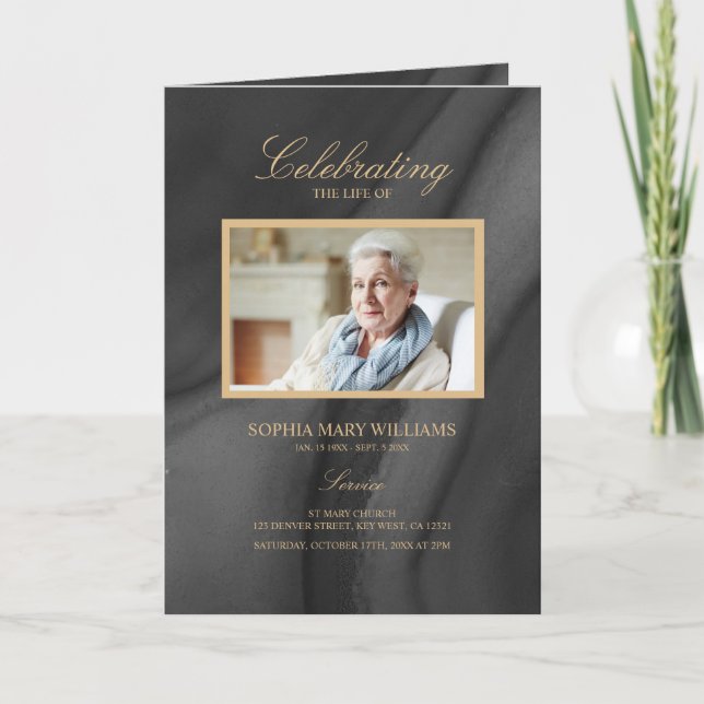 Programa Memorial da Caligrafia Dourada e Negra (Frente)