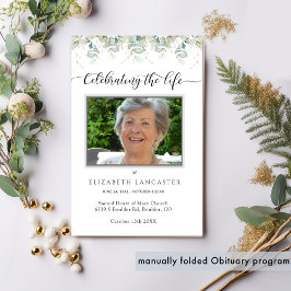 Programa Memorial da Greenery da Ordem Funeral