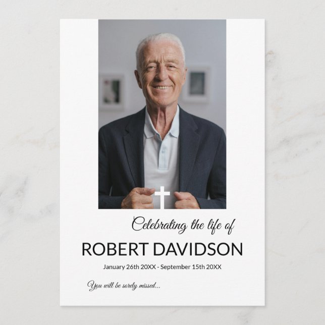 Programa Mesa de Fotografia Personalizada Funeral (Frente)