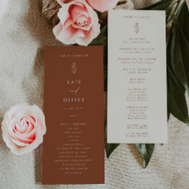 Programa Mínimo de Casamento de Terracotta Beige L