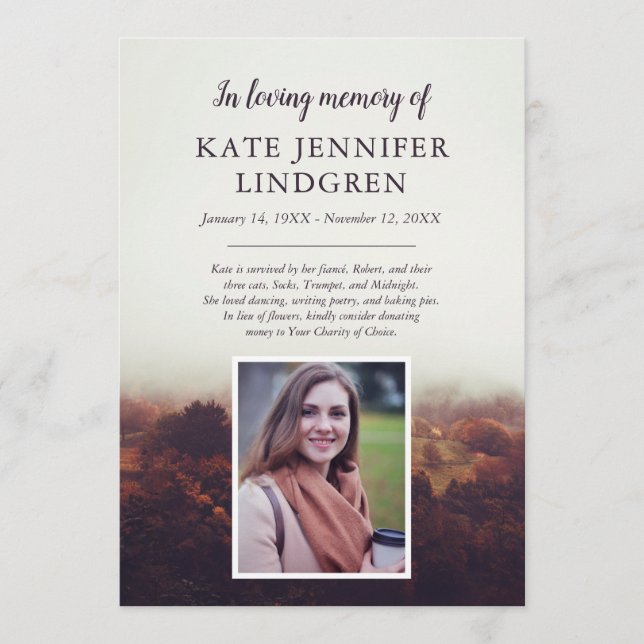 Programa Misty Landscape - Photo - In Loving Memory (Frente)